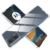 Fitudoos Case for Motorola Edge 50 Fusion, Soft Protective Liquid Silicone Case, High-Quality Silicone Premium TPU Mobile Phone Case for Motorola Edge 50 Fusion, Transparent